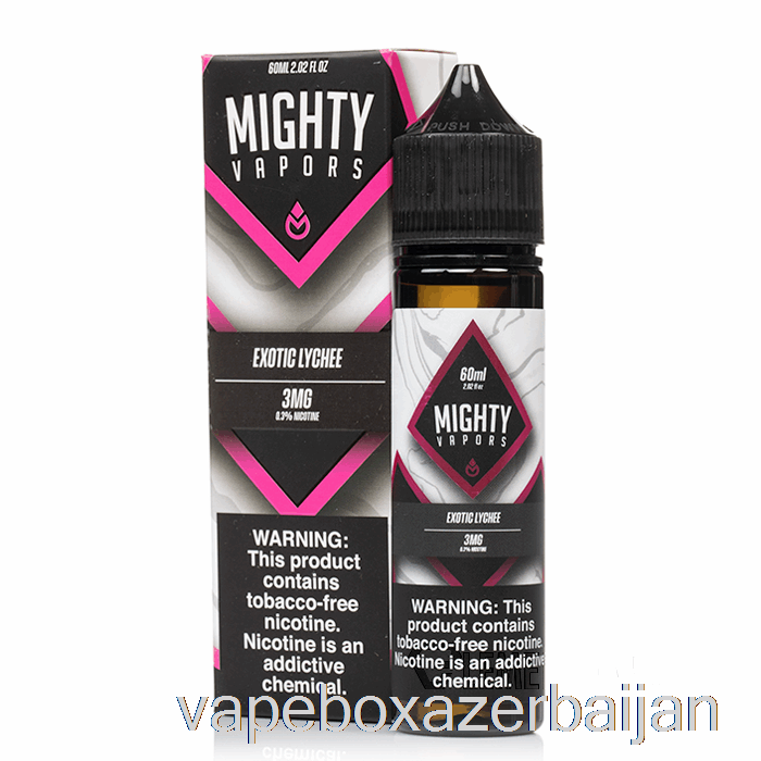 Vape Azerbaijan Exotic Lychee - Mighty Vapors - 60mL 3mg